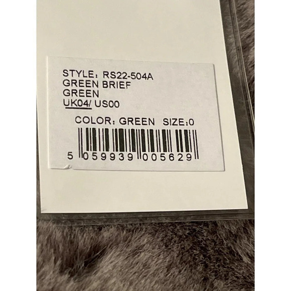 SELF-PORTRAIT Brief Bikini Bottoms in Green 0 New Womens Swimsuit - Picture 10 of 12